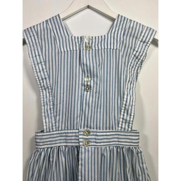 Vintage 1960s American Red Cross Volunteer Striped Uniform Apron No Hat Hoover - Picture 5 of 9